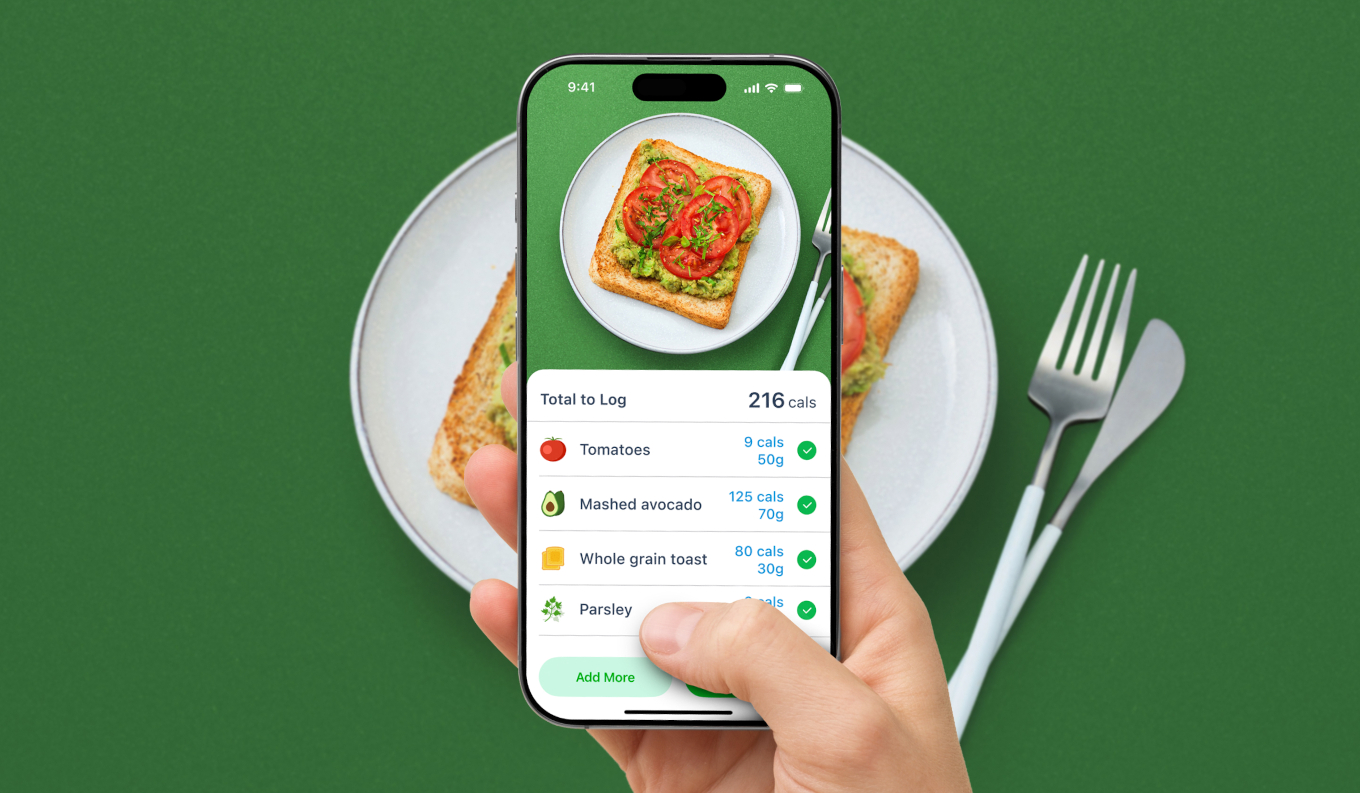 Tracking just became a “snap” using MyNetDiary’s AI photo food scanner