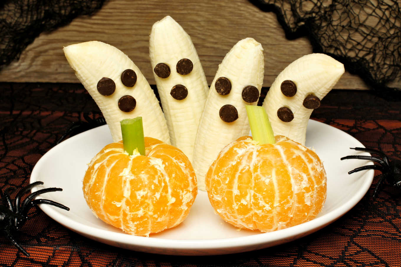 Fruit Halloween snack